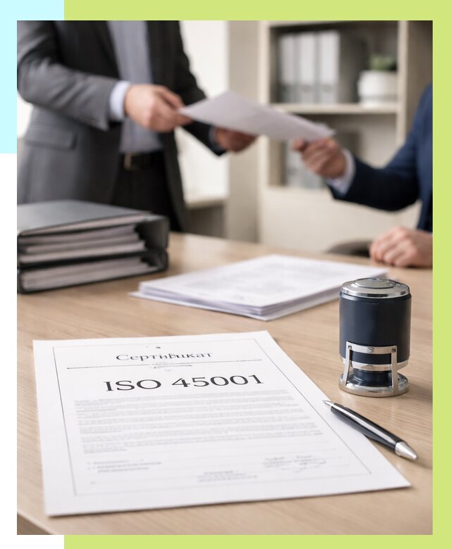 Сертификат ISO 45001 в Еманжелинске под ключ от 46220 р. | Сертэкс